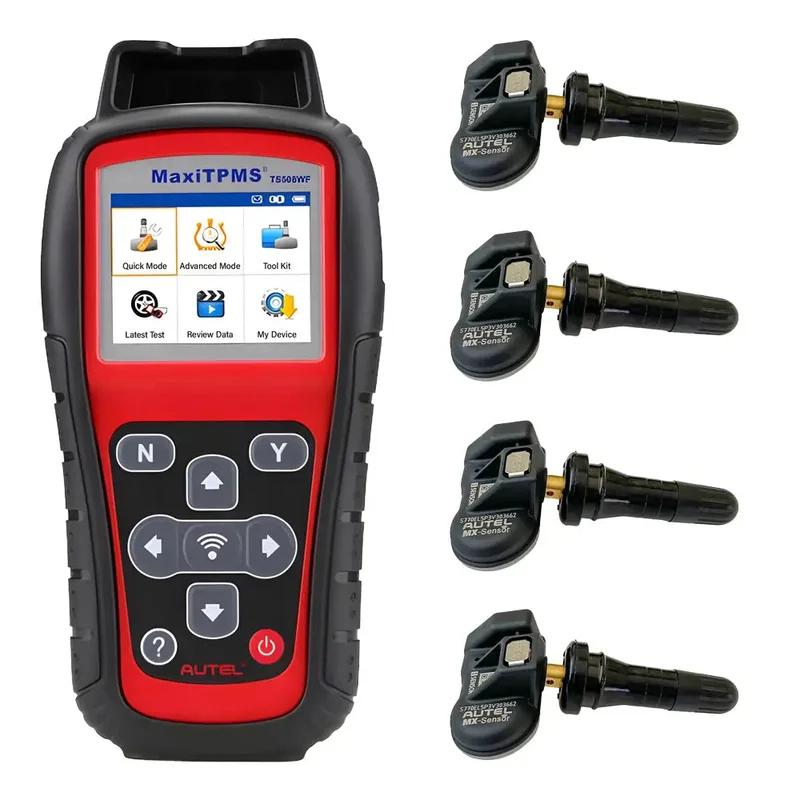 Autel TS508WF TPMS Diagnostic + Service Tool w/ 4 Sensors Bundle