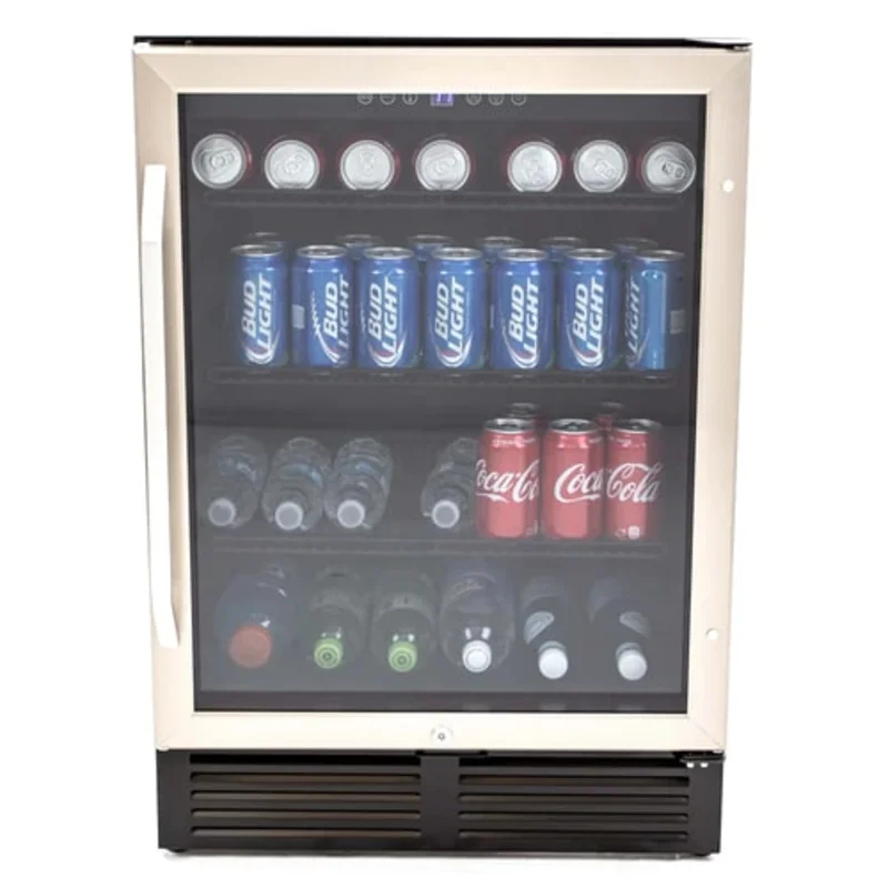 Avanti - 23.5 Inch 5.0 cu.Ft Built In / Integrated Beverage Centre Refrigerator in Stainless - BCA516SS Stainless