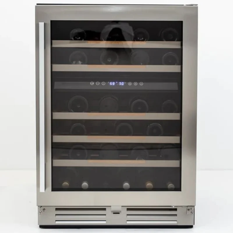 Avanti - 24 Inch 46 Bottle Wine Fridge Refrigerator in Stainless - WCDE46R3S Stainless