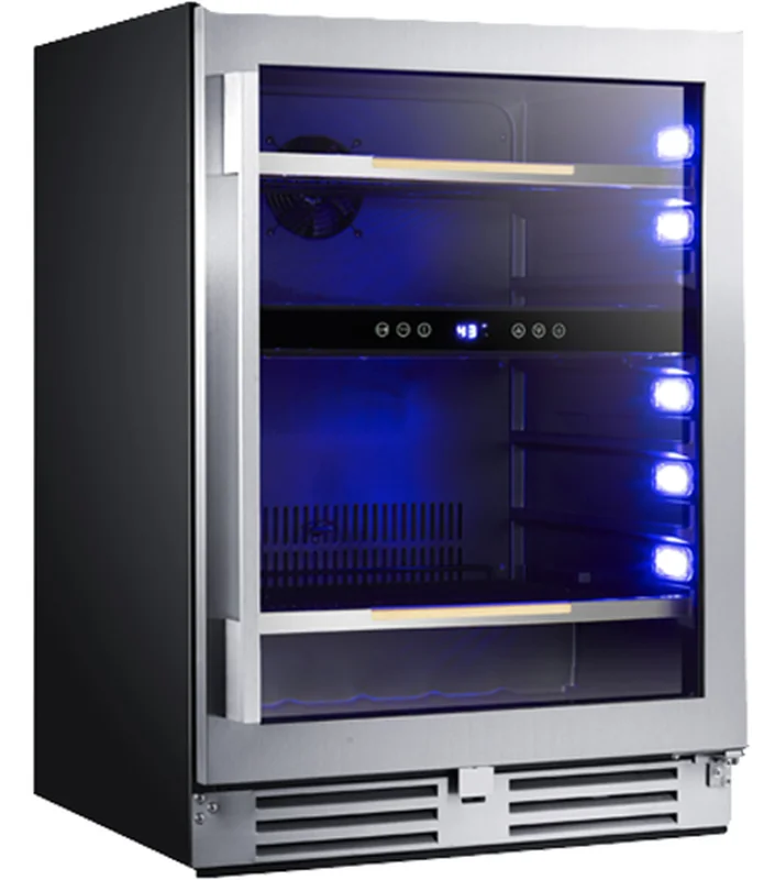Avanti - 24 Inch 5.0 cu.Ft Beverage Centre Refrigerator in Stainless - BCSE50R3S Stainless