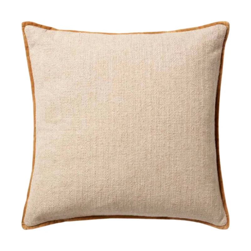 Aveline Pal0035 Ivory / Gold 22'' x 22'', Amber Lewis Loloi
