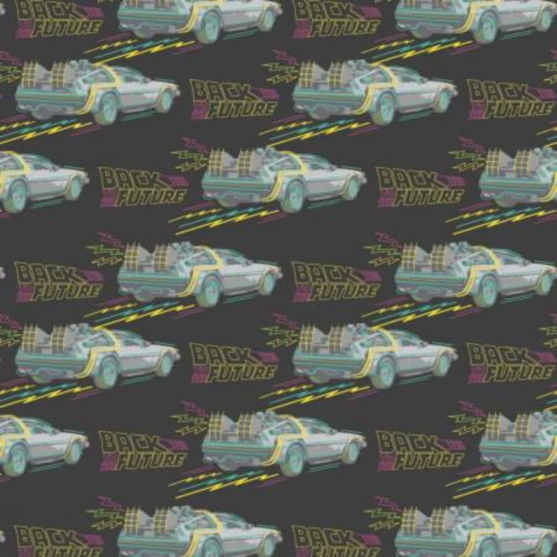 Back to the Future: No Roads in Grey (1/4 Yard)