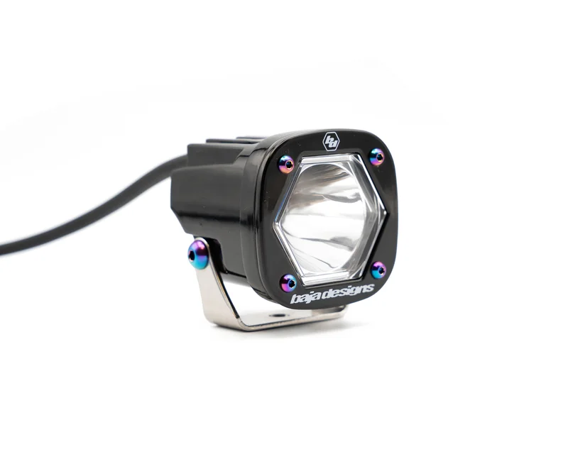 Baja Designs S1 Titanium Bolts Rainbow Oil Slick