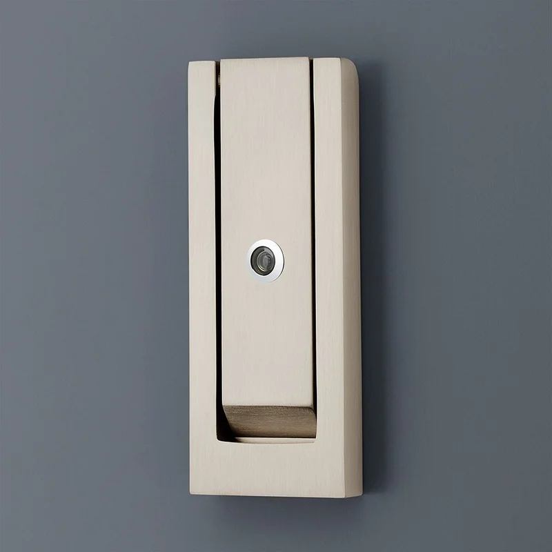 Baldwin - Estate Collection - General Hardware - 0185 Modern Door Knocker w/ Observascope