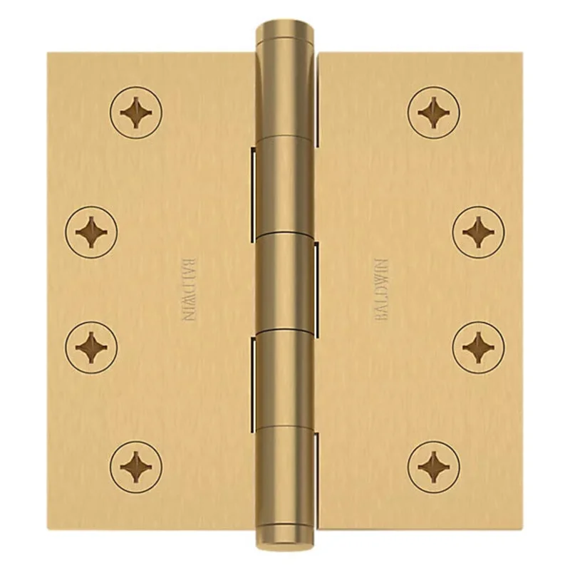 Baldwin - Estate Collection - Hinges - Square Corner Mortise Hinge w/ Non-Removable Pin (Each)
