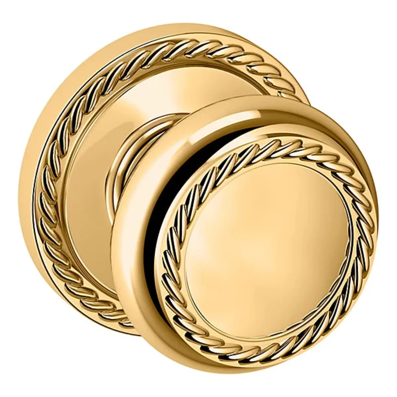 Baldwin - Estate Collection - Knobs & Levers - 5064 Bristol Door Knob w/ 5004 Rose (Pre-Configured)