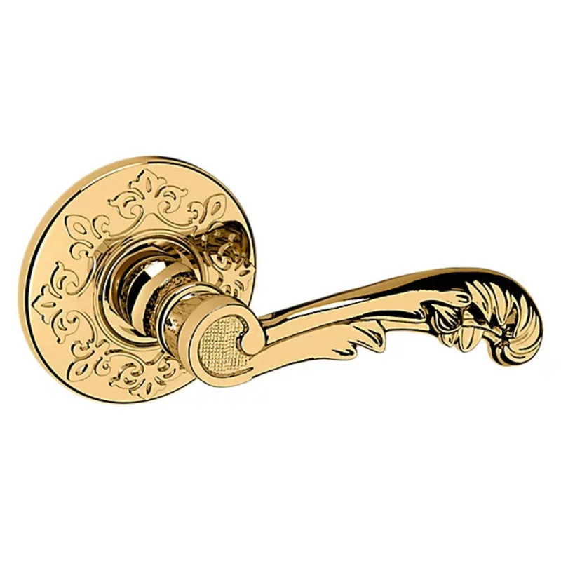 Baldwin - Estate Collection - Knobs & Levers - 5121 Door Lever w/ R012 Rose (Pre-Configured)
