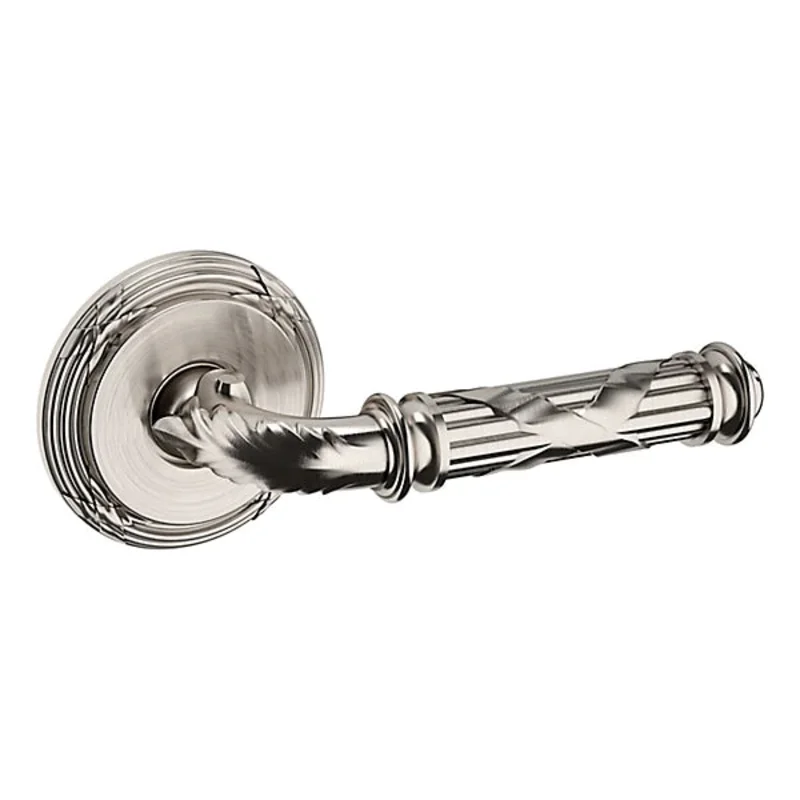 Baldwin - Estate Collection - Knobs & Levers - 5122 Edinburgh Door Lever w/ 5021 Rose (Pre-Configured)