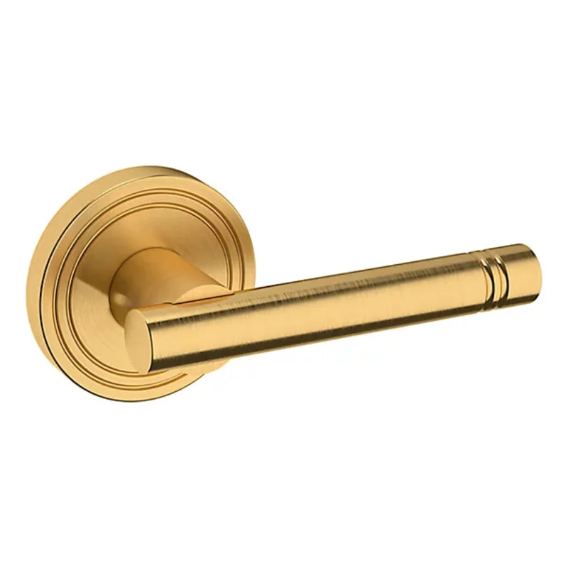 Baldwin - Estate Collection - Knobs & Levers - 5138 Door Lever w/ 5047 Rose (Pre-Configured)
