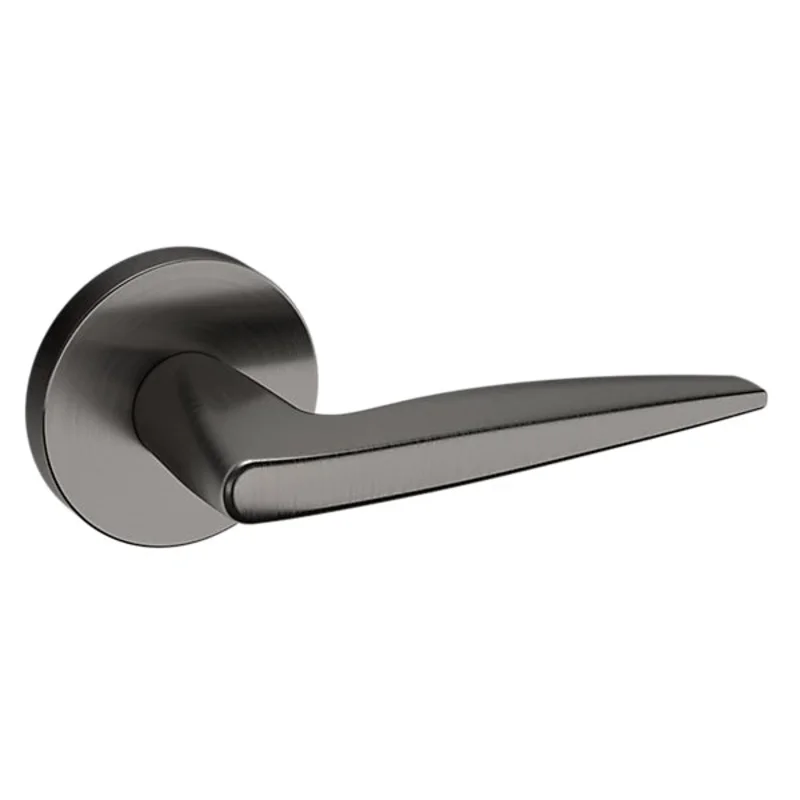 Baldwin - Estate Collection - Knobs & Levers - 5166 Door Lever w/ 5046 Rose (Pre-Configured)