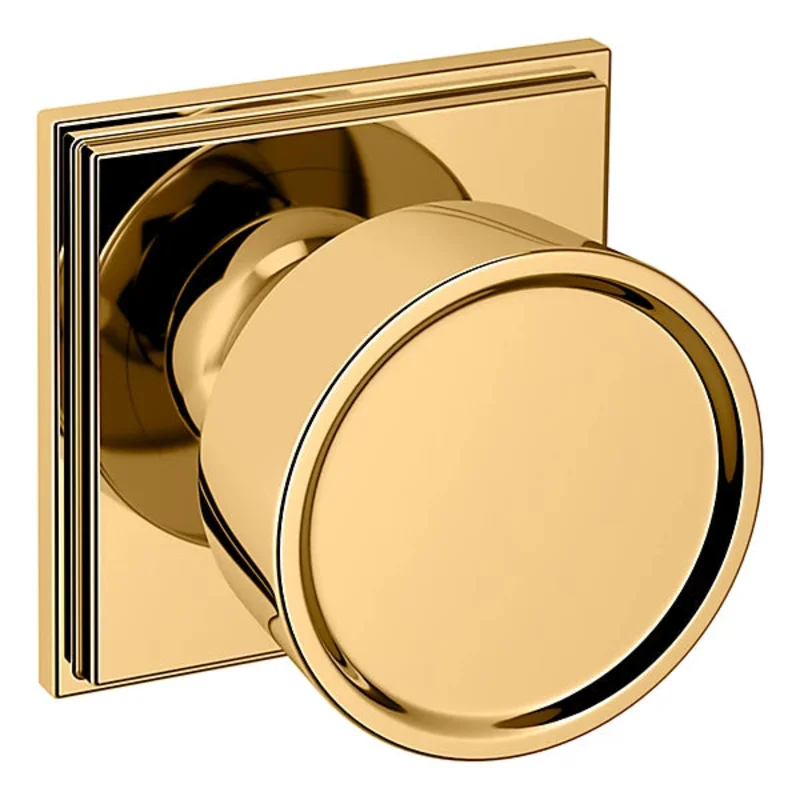 Baldwin - Estate Collection - Knobs & Levers - K008 (2-1/4") Door Knob w/ R050 Rose (Pre-Configured)