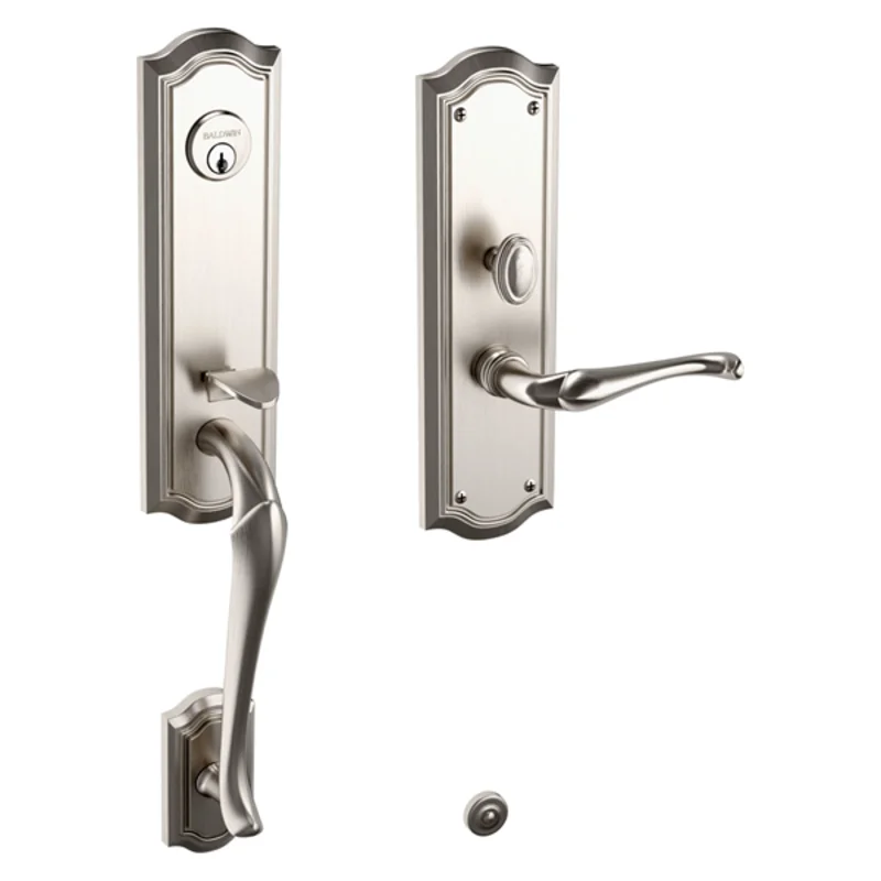 Baldwin - Estate Collection - Mortise Entry Handlesets - Bethpage 3/4 Escutcheon M522 Mortise Handleset w/ Lever (Trim ONLY)