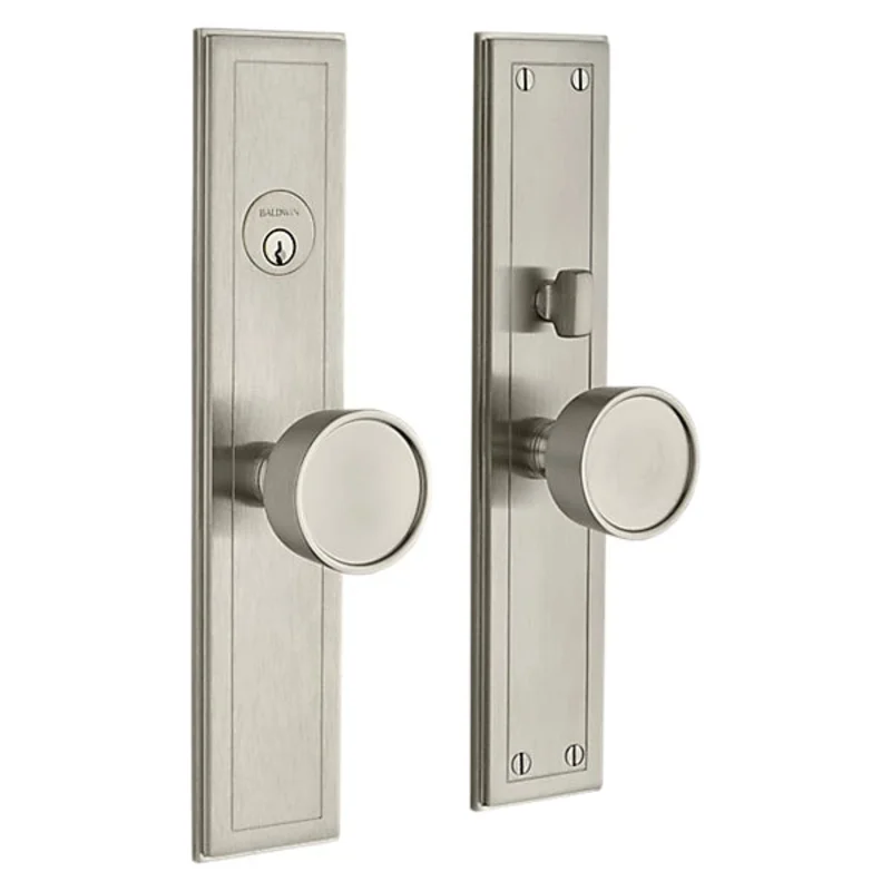 Baldwin - Estate Collection - Mortise Entry Handlesets - Hollywood Hills Knob Trim 6945 Mortise Handleset (Trim ONLY)