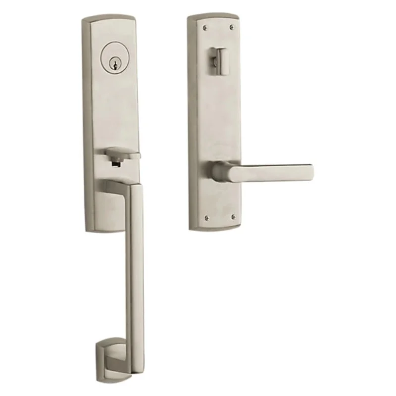 Baldwin - Estate Collection - Tubular Entry Handlesets - Soho 3/4 Escutcheon Emergency Egress Handleset w/ 5485V Soho Lever