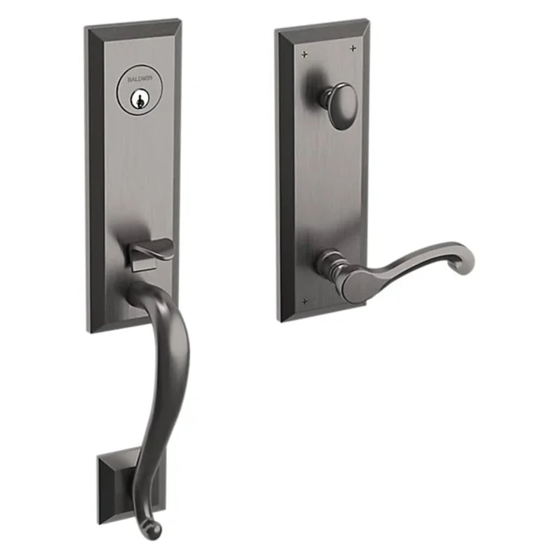 Baldwin - Estate Collection - Tubular Entry Handlesets - Stonegate Emergency Egress Handleset w/ 5445V Classic Lever
