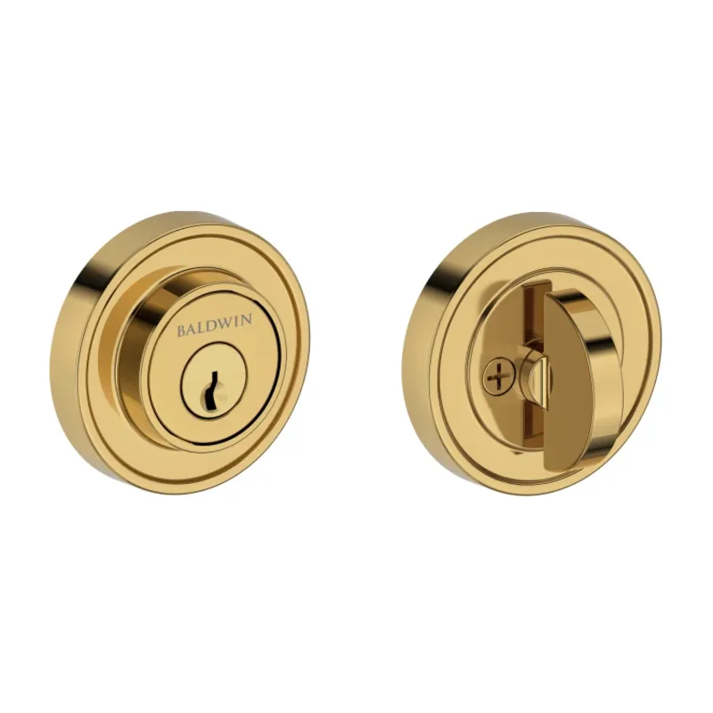 Baldwin - Reserve Collection - Deadbolts - Recessed Round Deadbolt