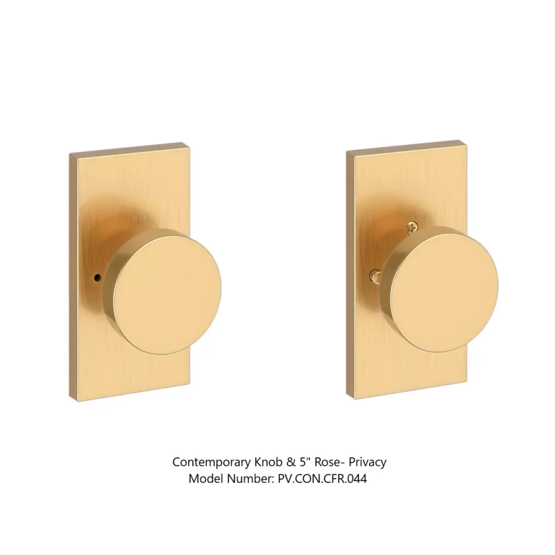 Baldwin - Reserve Collection - Interior Knobs - Contemporary Door Knob (Privacy)