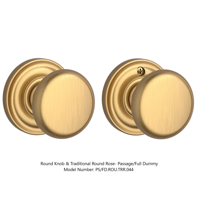 Baldwin - Reserve Collection - Interior Knobs - Round Door Knob (Passage)