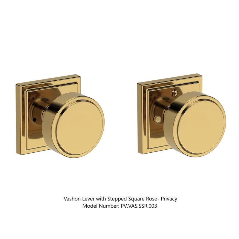 Baldwin - Reserve Collection - Interior Knobs - Vashon Door Knob (Privacy)