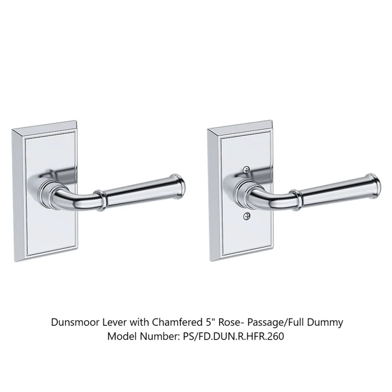 Baldwin - Reserve Collection - Interior Levers - Dunsmoor Door Lever (Full Dummy)