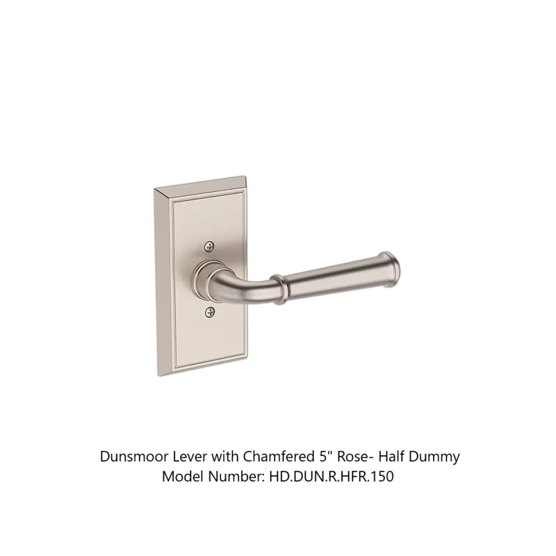 Baldwin - Reserve Collection - Interior Levers - Dunsmoor Door Lever (Half Dummy)
