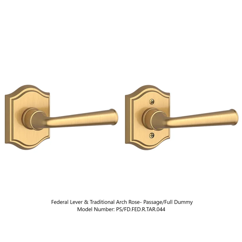 Baldwin - Reserve Collection - Interior Levers - Federal Door Lever (Passage)
