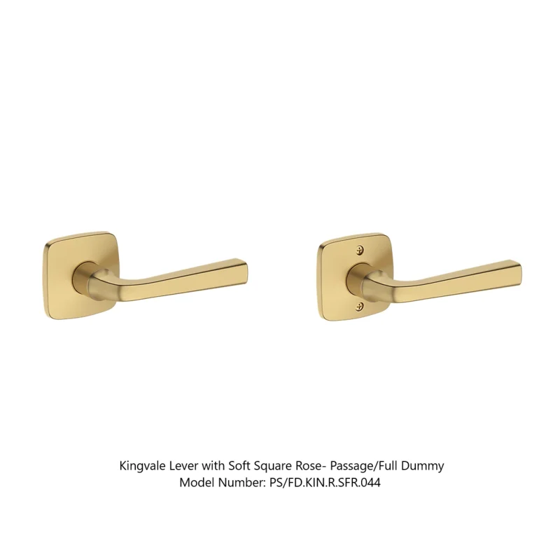 Baldwin - Reserve Collection - Interior Levers - Kingvale Door Lever (Full Dummy)