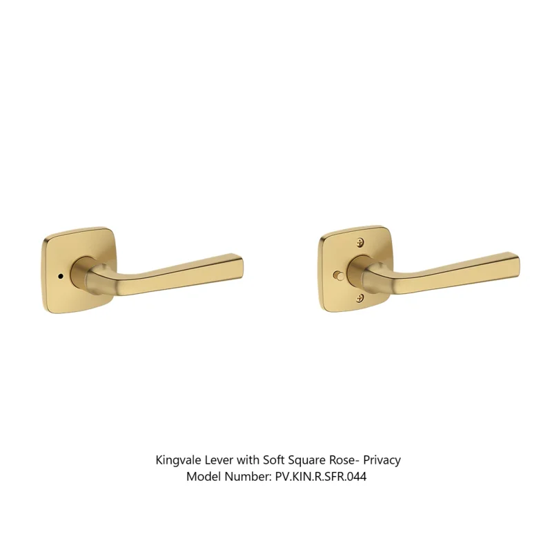 Baldwin - Reserve Collection - Interior Levers - Kingvale Door Lever (Privacy)