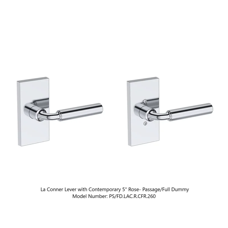 Baldwin - Reserve Collection - Interior Levers - La Conner Door Lever (Full Dummy)