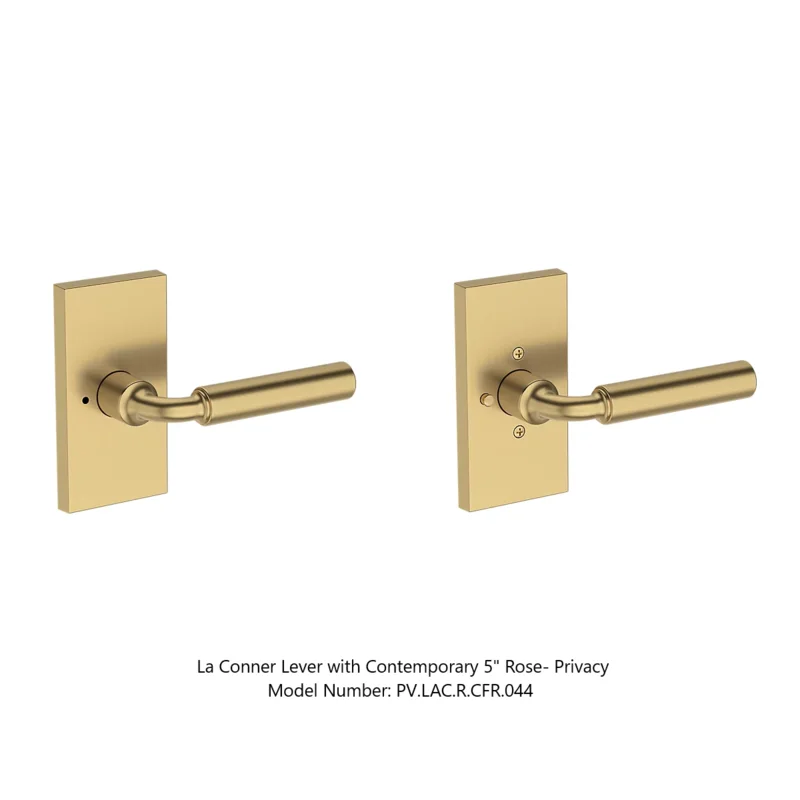 Baldwin - Reserve Collection - Interior Levers - La Conner Door Lever (Privacy)