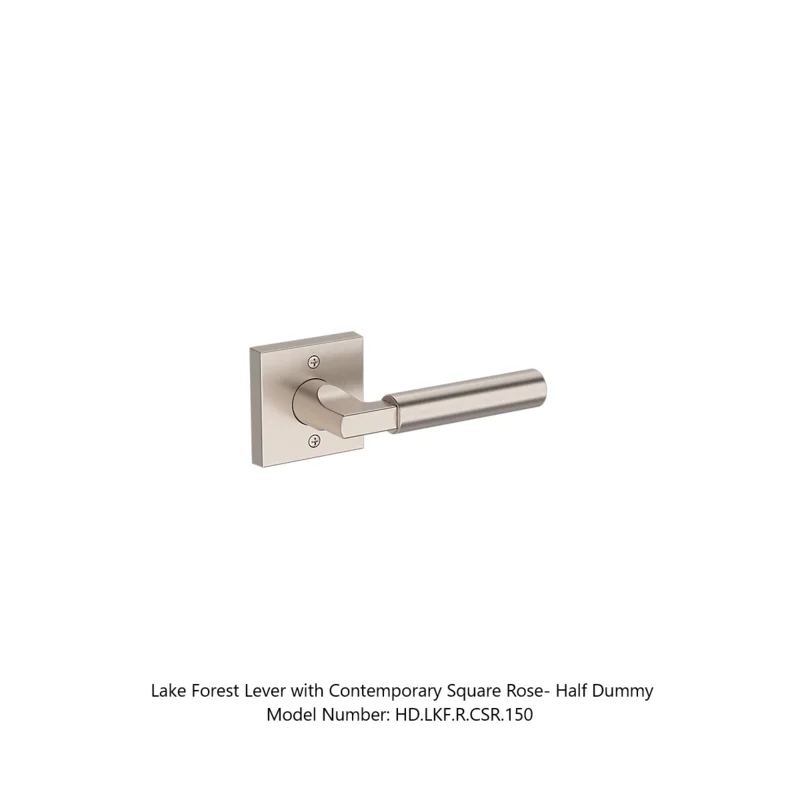 Baldwin - Reserve Collection - Interior Levers - Lake Forest Door Lever (Half Dummy)