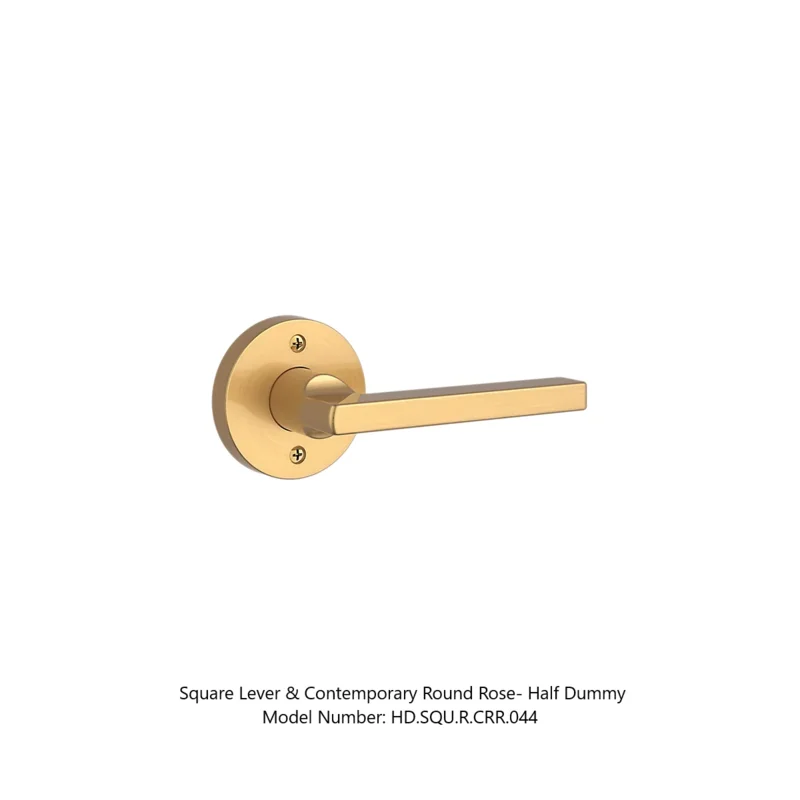 Baldwin - Reserve Collection - Interior Levers - Square Door Lever (Half Dummy)