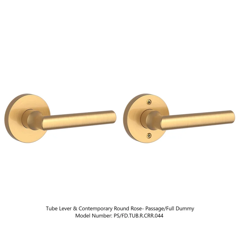 Baldwin - Reserve Collection - Interior Levers - Tube Door Lever (Full Dummy)