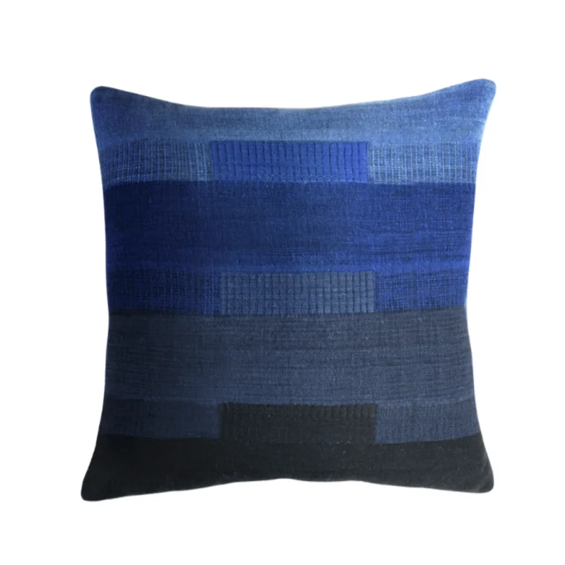 Bale Pillow - Midnight, 18" x 18"