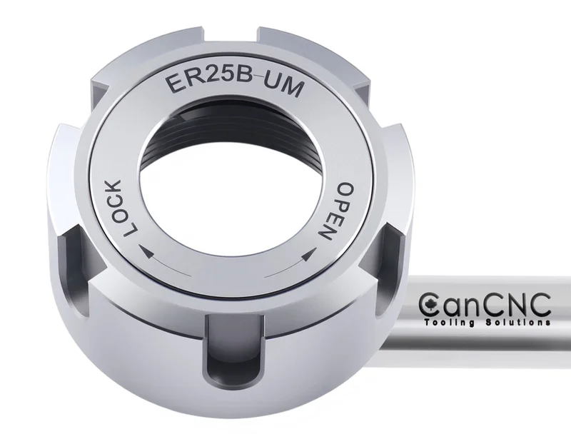 Ball Bearing ER Collet Chuck Nut, Balanced To 18,000 RPM at G2.5
