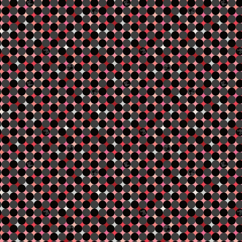 BARBIE VINTAGE: Sparkle Dots-Black (1/4 Yard)