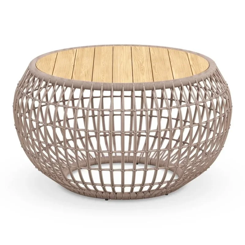 Barcelona Coffee Table, 39.37"Dia x 21.06"H