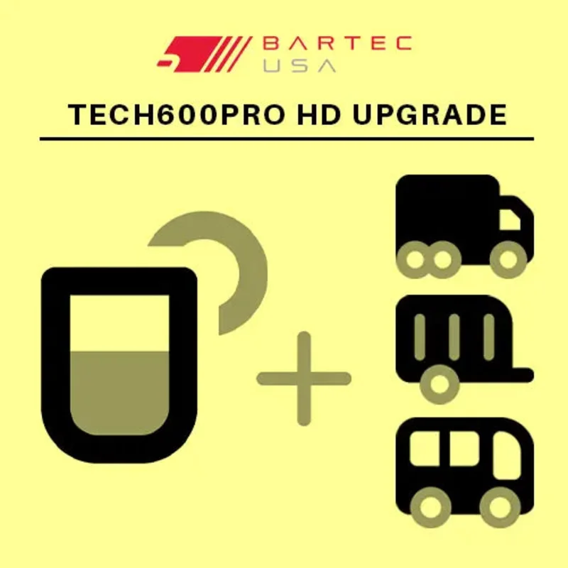 Bartec TECH600PRO HD Upgrade Kit Expand to Heavy-Duty Vehicle Coverage