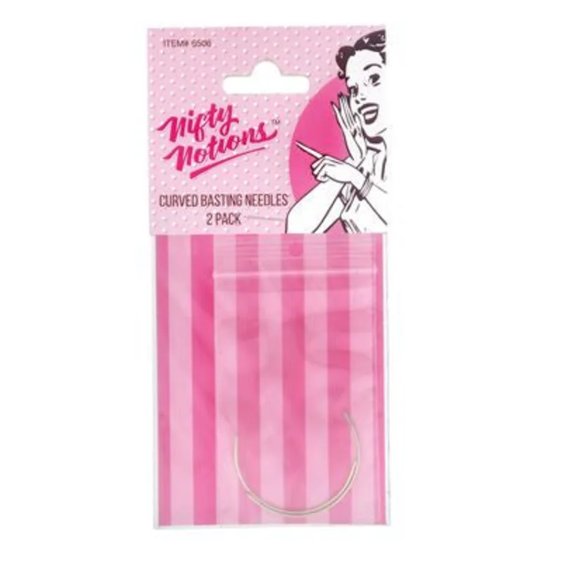 BASTING NEEDLE CURVED 2CT