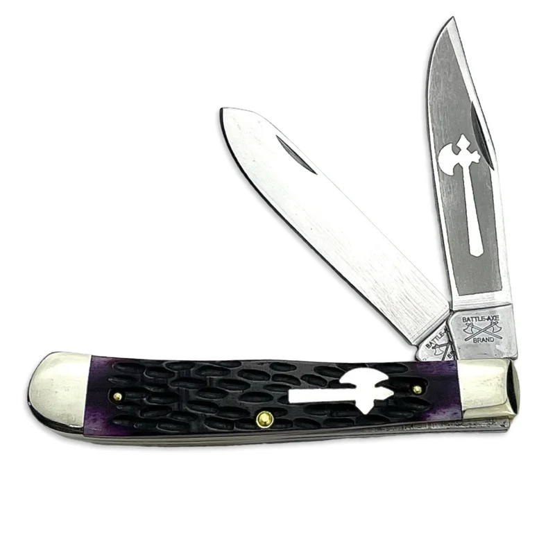 Battle Axe 5219PJB - Purple Jigged Bone Trapper