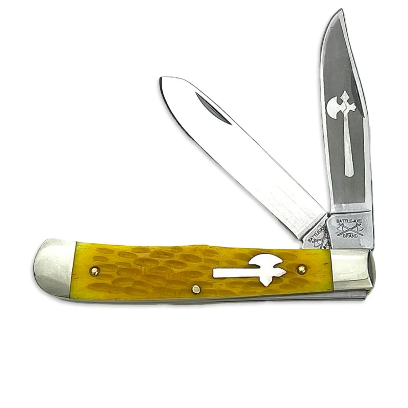 Battle Axe 5219YJB - Yellow Jigged Bone Trapper
