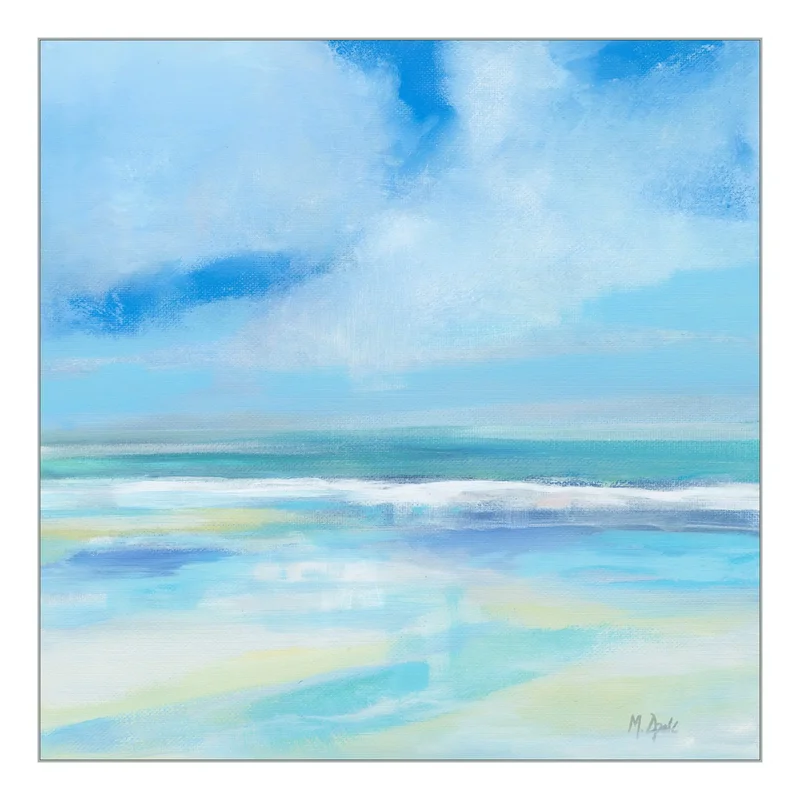 Beach Day, 31"W x 31" H