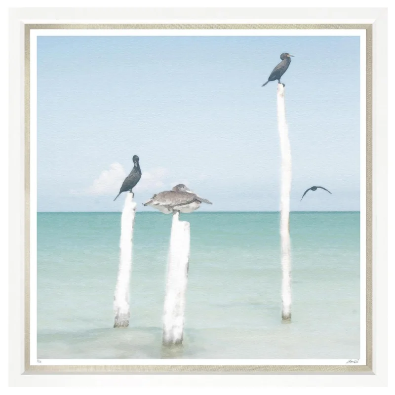 Beach Days 4, 25" x 25"