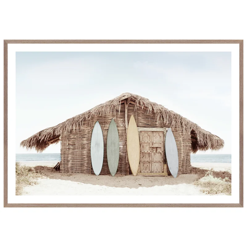 Beach Hut, 30" x 21"