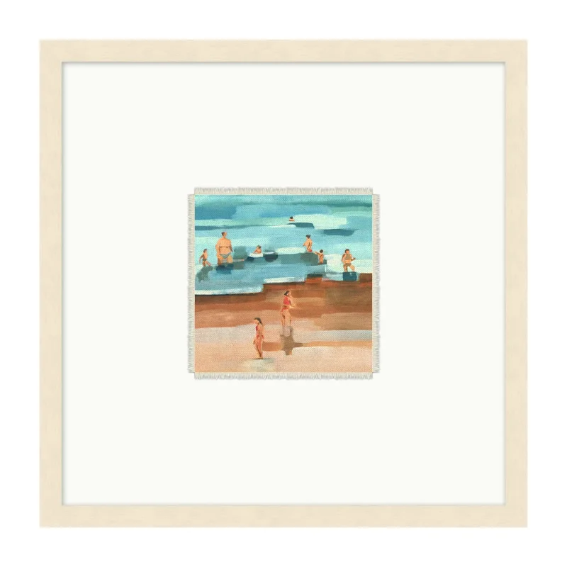 Beach Scenes 2, 20" W x 20" H