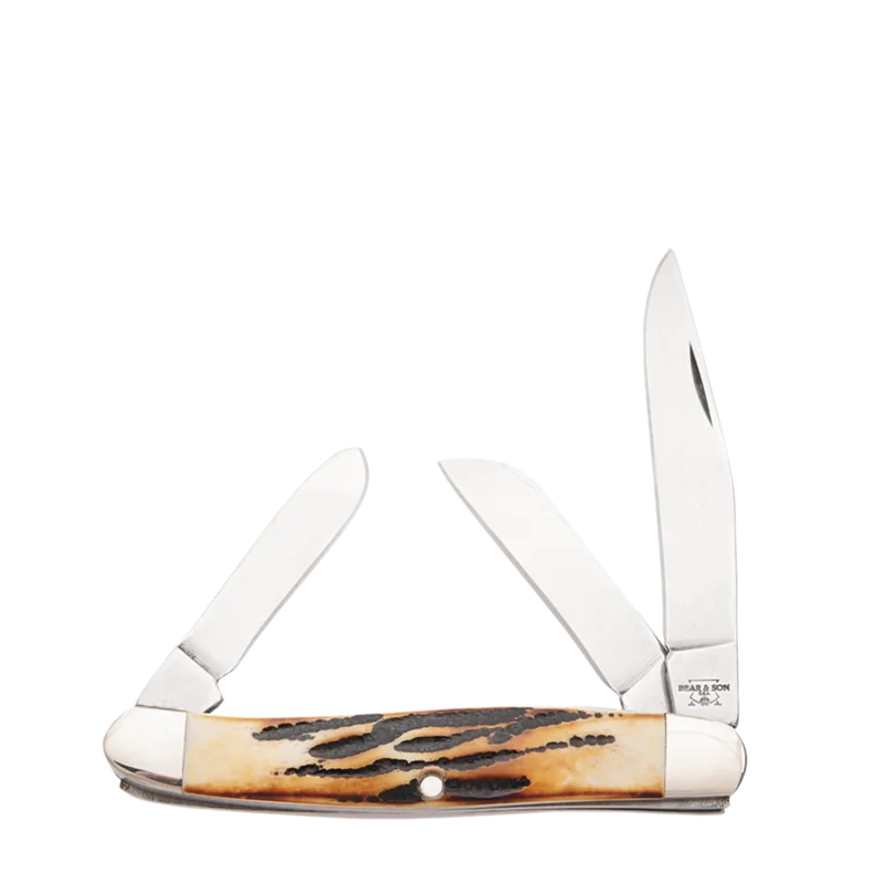 Bear & Son 547 - Genuine India Stag Bone Large Stockman