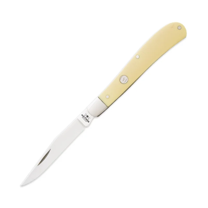 Bear & Son C3148 - Yellow Delrin 1 Blade Slimline