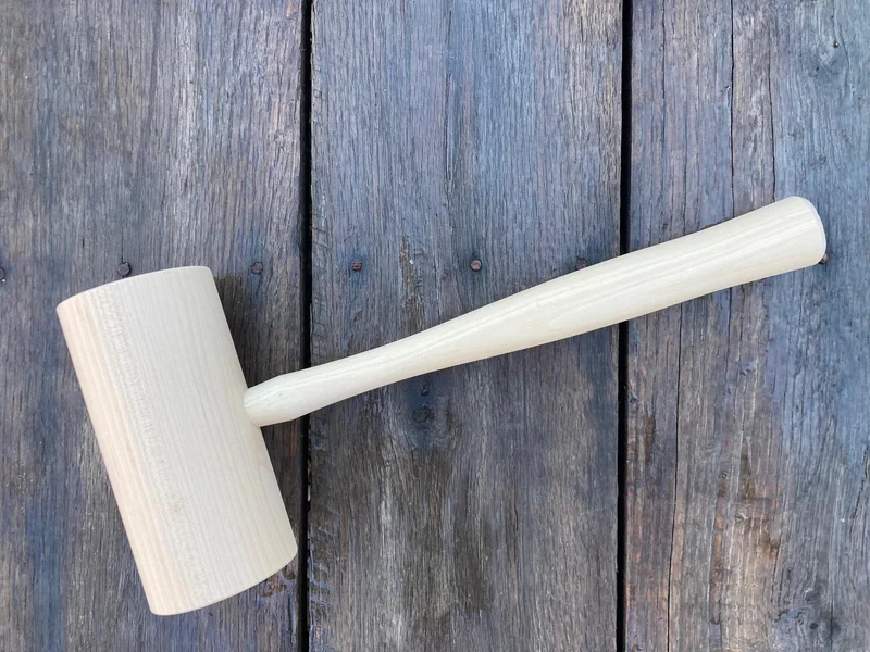 Beaver Tooth Wood Mallet / Hammer Timber Frame Carpentry etc.