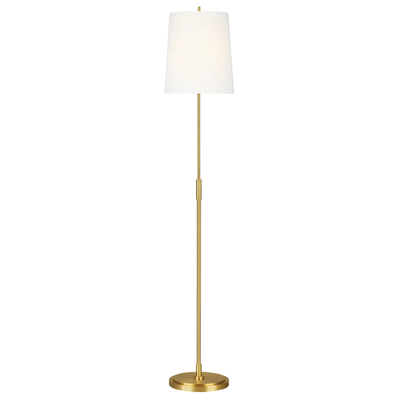 Beckham Classic Floor Lamp, Burnished Brass