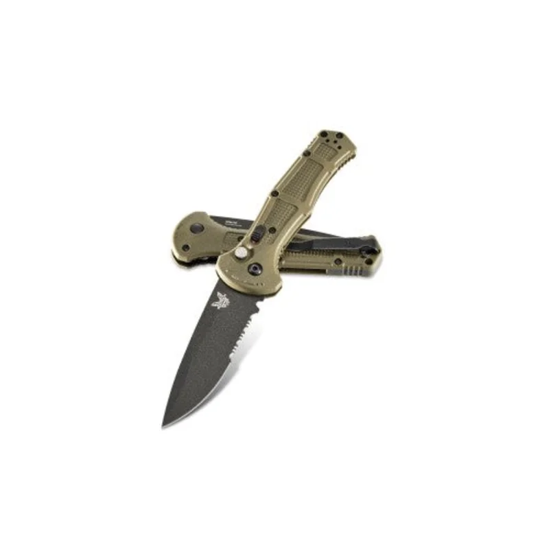 Benchmade 9070SBK-1 - Ranger Green Partially Serrated Claymore